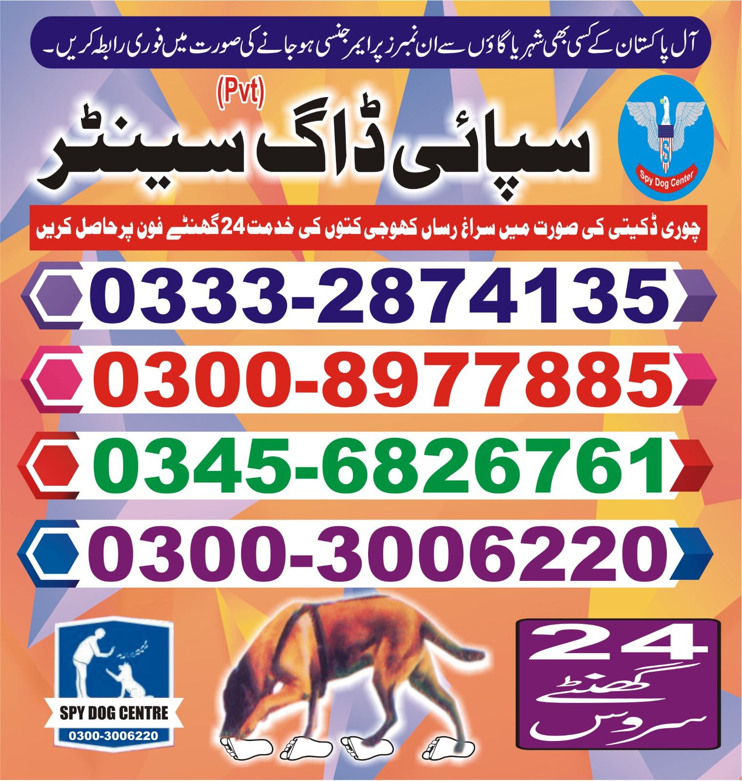 Army Dog Center | Nawabshah | 03332874135